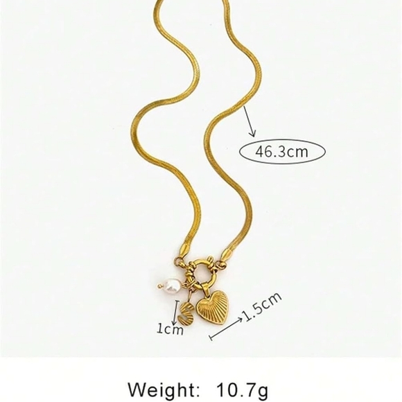 Nwt Non Tarnish Intial S Necklace - Picture 2 of 5